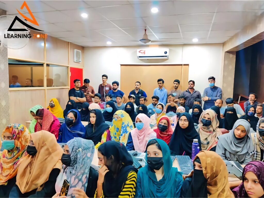 Group Photo of E-commerce Training Batch in Lahore - Syed Sajjad Ali Shah Gillani Mentoring Digital Entrepreneurs at Learning Zone