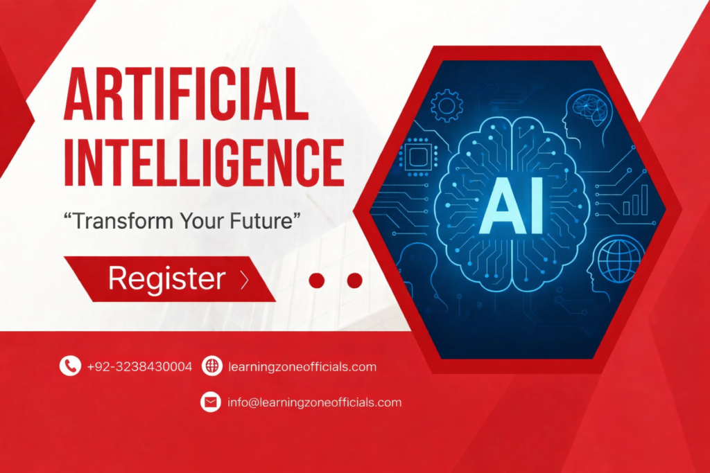 Best Artificial Intelligence Course in Pakistan - Learning Zone AI for Marketing and Generative AI Training